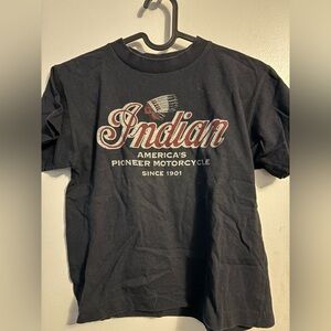 90s Indian Motorcycle T Shirt vintage 100% cotton made in Canada
